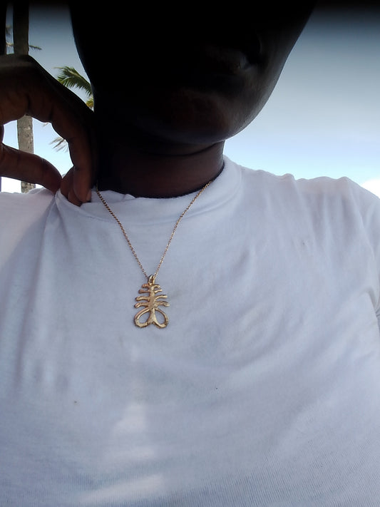 Brass Aya necklace